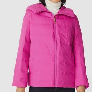 NEW! KATE SPADE NEW YORK Lightweight Down Puffer Hooded Coat Jacket XL.